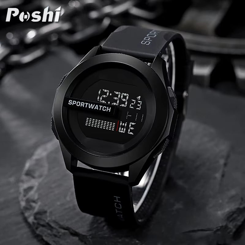 Sport Watch for Man Luxury Digital Wristwatch Stopwatch Luminous with Date Week Original Waterproof Clock Free Shipping